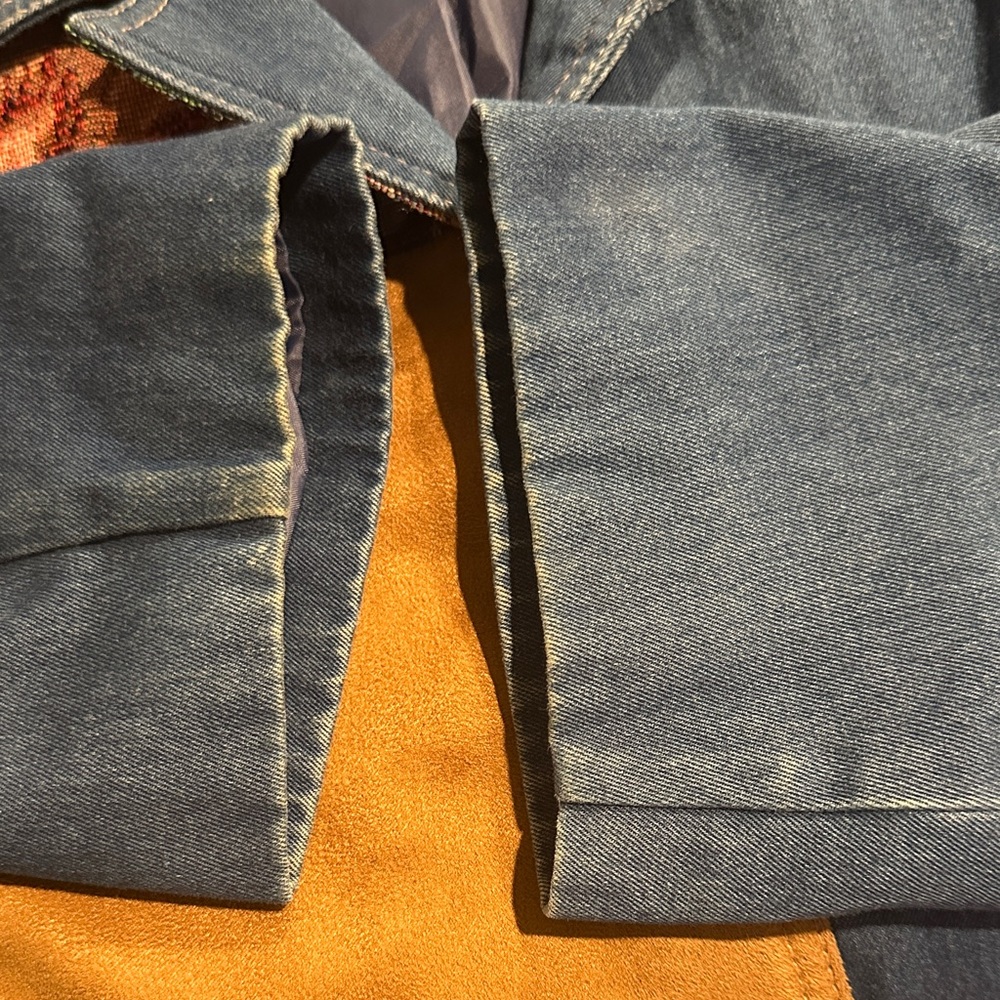 Koret Multicolor Patchwork Jean Jacket Blazer - image 9